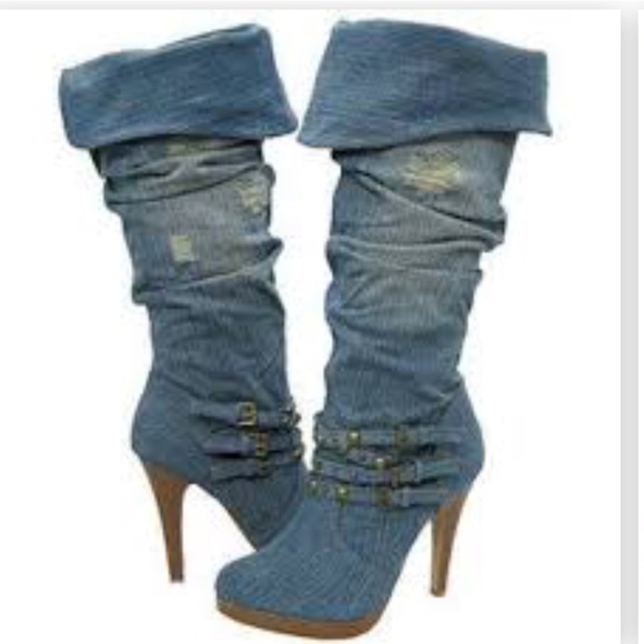 blue jean boot